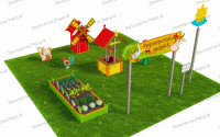 Игровая развивающая площадка "Фермерский дворик". Комплект: Мини 1