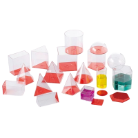 Пластиковые геометрические тела (17 шт)