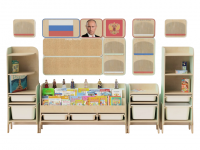 Большой уголок патриотического воспитания в группе ДОУ - «Родина моя»