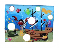 Баннер для метания "Подводный мир" 1,5*2 м с каркасом