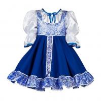 Русский народный костюм для взрослых "Любаша Гжель" нарядная