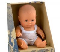 Кукла - карапуз мальчик Европейская раса