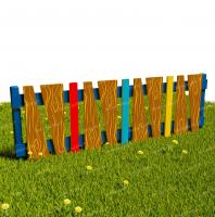 Забор из Экопластика "Мозаика"(Модель 2 дерево)