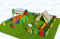 Туристическая площадка "Привал на полянке". Комплект: Мини 3