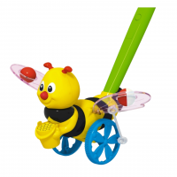 Каталка «Пчёлка», длина ручки 47 см