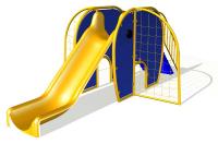 Горка «Слоник» скат нерж. (h=0,9 м)