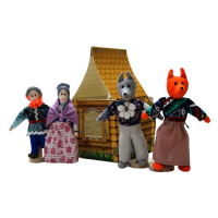 Театр "Волк и лиса" с домиком