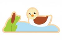 Декоративная арка "Утка" 100х22 см