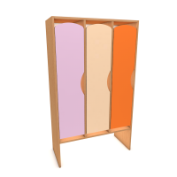 Шкаф детский "Дружок", трехсекционный