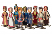 «Народы России» - разборные куклы в национальных костюмах (48 шт)