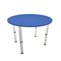 Стол круглый, регулируемый по высоте (г.р. 0-3), d=700 мм, ЛДСП