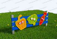 Забор из Экопластика "Огородный 2"