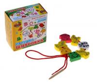 Шнуровка "Животные", 24 детали