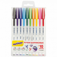 Набор шариковых ручек (10 цветов) 