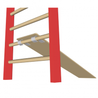 Доска гладкая с зацепами