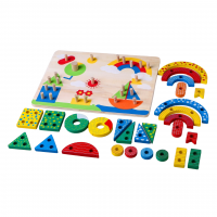 Логическая пирамидка "Выложи картинку"