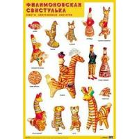 Плакат. Филимоновская свистулька. Работы современных мастеров. А2