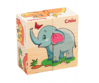 Кубики деревянные "Животные Африки"