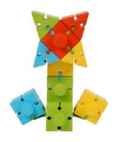 Мягкий конструктор "Строитель", 76 деталей