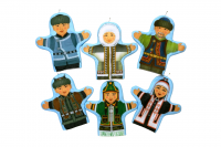 Набор рукавичек "Семья якутская" (6 шт.)