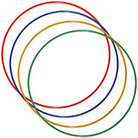 Обруч алюминиевый (d=75 см) окрашенный