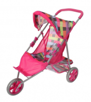 Коляска для кукол трехколесная Геометрия