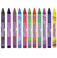 Мелки цветные восковые (12 цветов) 