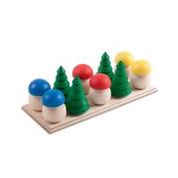 Счетный материал «Елочки, грибочки на полянке»