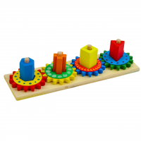 Пирамидка логическая "Шестеренки"