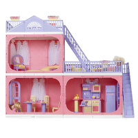 Коттедж двухэтажный для кукол «Принцесса»