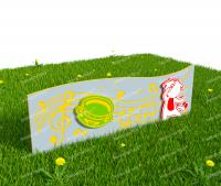 Забор из Экопластика "Музыкальные инструменты" (Модель11)