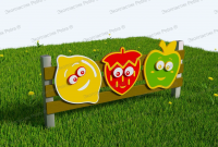 Забор из Экопластика "Огородный 8"