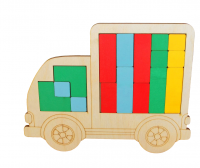 Мозаика головоломка "Грузовик"