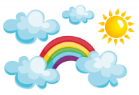 Набор декоративных элементов НЕБО