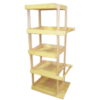 Стеллаж для пособий и спортивного инвентаря (65х50х157 см)