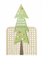 Элемент настенной панели "Ёлка" окружающая среда