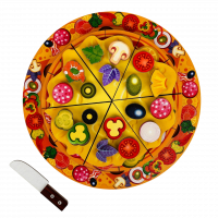 Развивающая игра «Пицца»