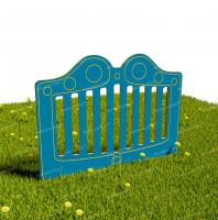 Забор из Экопластика "Волны"