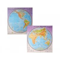 Учебная карта "Карта полушарий"