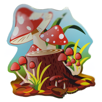 Украшение для клумбы "Мухомор"