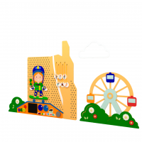 ДЕКОРАТИВНО-РАЗВИВАЮЩАЯ ПАНЕЛЬ «СКЕЙТ-ПАРК»