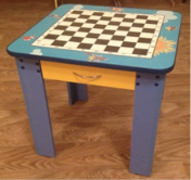 Стол шахматный с ящиком, нерегулируемый