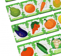 Игровой набор ФРУКТЫ. ОВОЩИ (по методике Сегена) (ХДФ, УФ печать)