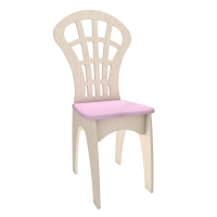 Стул взрослый нерегулируемый для музыкального зала мягкий