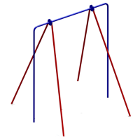 Турник детский