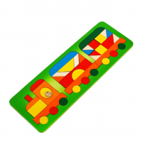 Мозаика «Паровозик-геометрик»