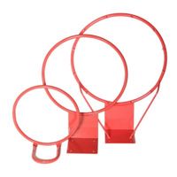 Кольцо баскетбольное метал №3 (труба) без сетки