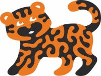 Мозаика мягкая "Тигренок"