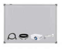 Интерактивный комплект с короткофокусным проектором и настенным креплением вариант 1