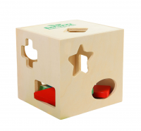 Сортер бизикуб деревянный "Фигуры" (10 деталей)